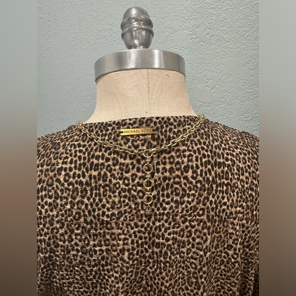 Michael kors Animal Print  Ruffle Dress - Picture 3 of 6